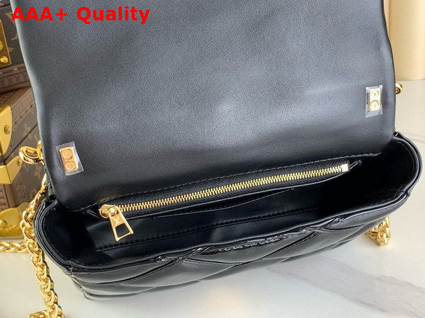 Louis Vuitton Go 14 MM Bag in Black Patent Leather Replica