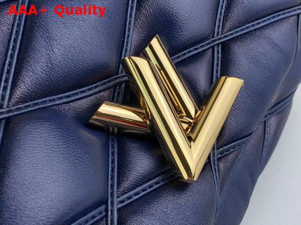 Louis Vuitton Go 14 MM Bag in Navy Blue Lamb Leather M23682 Replica