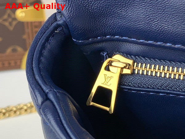 Louis Vuitton Go 14 MM Bag in Navy Blue Lamb Leather M23682 Replica