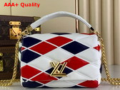 Louis Vuitton Go 14 MM Handbag in Multicolor Quilted Lambskin Malletage Pattern Replica
