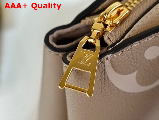 Louis Vuitton Grand Palais Tote Bag Bicolor Monogram Empreinte Leather Dove Cream Replica