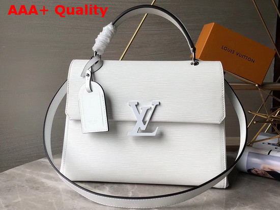 Louis Vuitton Grenelle MM White Epi Grained Cowhide Leather M53690 Replica