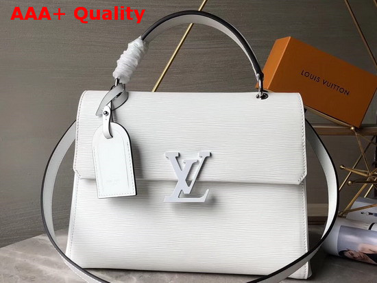 Louis Vuitton Grenelle MM White Epi Grained Cowhide Leather M53690 Replica