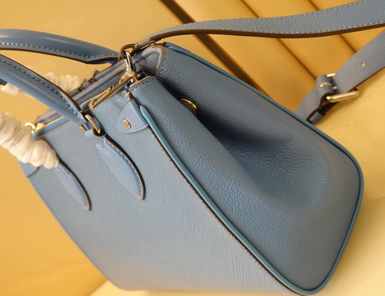 Louis Vuitton Grenelle Tote PM Bag in Light Blue Epi Grained Leather Replica