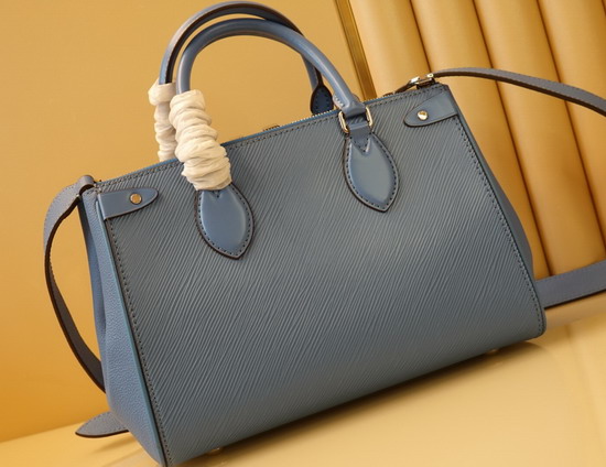 Louis Vuitton Grenelle Tote PM Bag in Light Blue Epi Grained Leather Replica