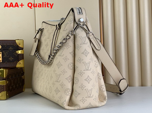 Louis Vuitton Hand It All MM Bag in Creme Beige Mahina Calfskin Replica