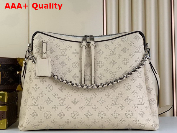 Louis Vuitton Hand It All MM Bag in Creme Beige Mahina Calfskin Replica