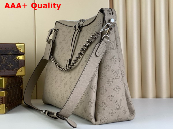 Louis Vuitton Hand It All MM Bag in Galet Gray Mahina Calfskin Replica