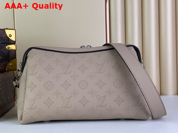 Louis Vuitton Hand It All PM Bag in Galet Gray Mahina Calfskin M24255 Replica