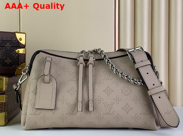 Louis Vuitton Hand It All PM Bag in Galet Gray Mahina Calfskin M24255 Replica