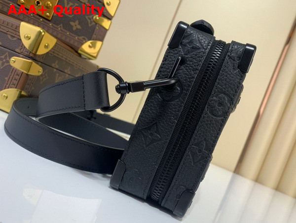 Louis Vuitton Handle Soft Trunk in Black Taurillon Monogram Leather Replica