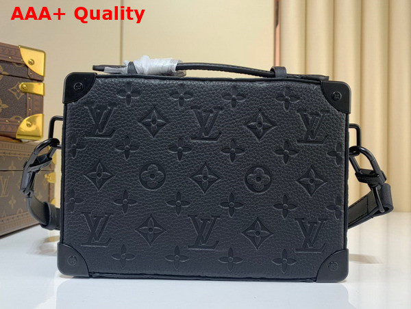 Louis Vuitton Handle Soft Trunk in Black Taurillon Monogram Leather Replica