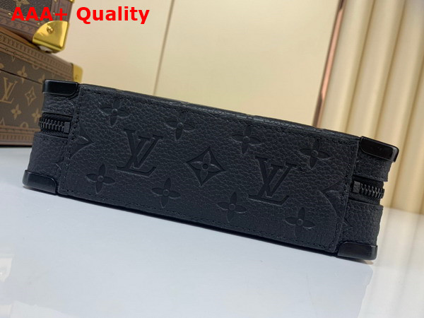 Louis Vuitton Handle Soft Trunk in Black Taurillon Monogram Leather Replica