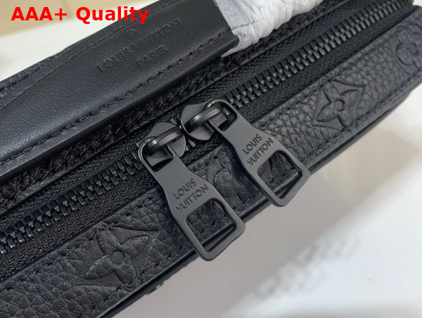 Louis Vuitton Handle Soft Trunk in Black Taurillon Monogram Leather Replica