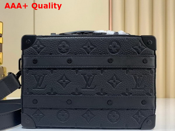 Louis Vuitton Handle Soft Trunk in Black Taurillon Monogram Leather Replica