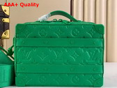 Louis Vuitton Handle Soft Trunk in Green Taurillon Monogram Leather Replica