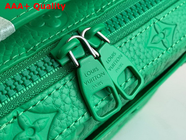 Louis Vuitton Handle Soft Trunk in Green Taurillon Monogram Leather Replica