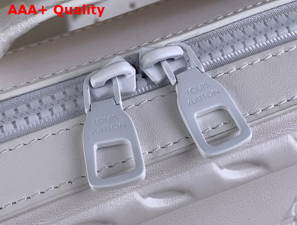 Louis Vuitton Handle Soft Trunk in Optic White Calf Leather M21833 Replica