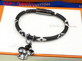 Louis Vuitton Hang It Bracelet Monogram Eclipse Canvas M8002E Replica