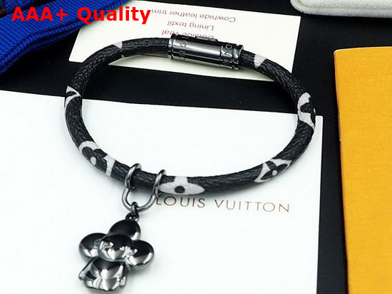 Louis Vuitton Hang It Bracelet Monogram Eclipse Canvas M8002E Replica