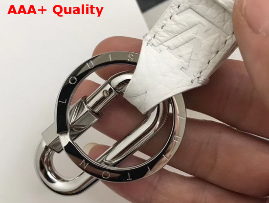 Louis Vuitton Harness Dragonne Bag Charm and Key Holder White MP2363 Replica