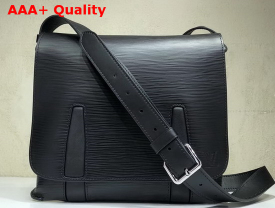 Louis Vuitton Harrington Messenger Bag in Black Epi Leather Replica