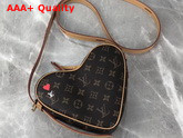 Louis Vuitton Heart Shoulder Bag in Monogram Canvas Replica