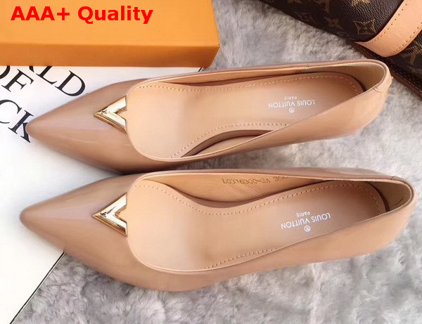 Louis Vuitton Heartbreaker Pump Nude Plain Calf Leather Replica