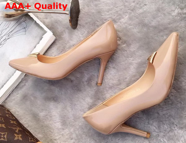 Louis Vuitton Heartbreaker Pump Nude Plain Calf Leather Replica