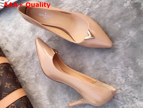 Louis Vuitton Heartbreaker Pump Nude Plain Calf Leather Replica