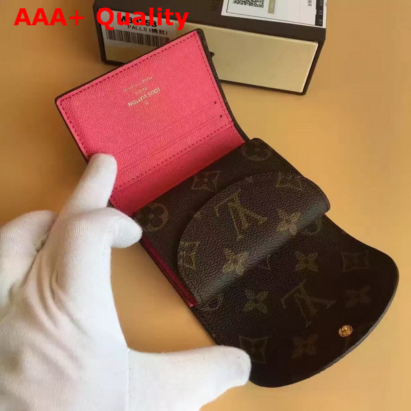 Louis Vuitton Helene Wallet Monogram with Fuchsia Interior Replica