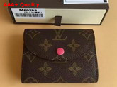 Louis Vuitton Helene Wallet Monogram with Fuchsia Interior Replica