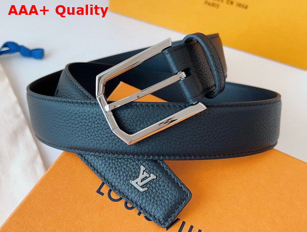 Louis Vuitton Heritage 35mm Belt in Black Leather M8632Q Replica