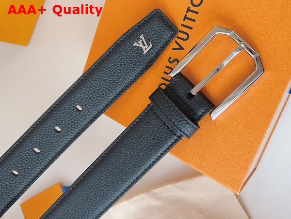 Louis Vuitton Heritage 35mm Belt in Black Leather M8632Q Replica