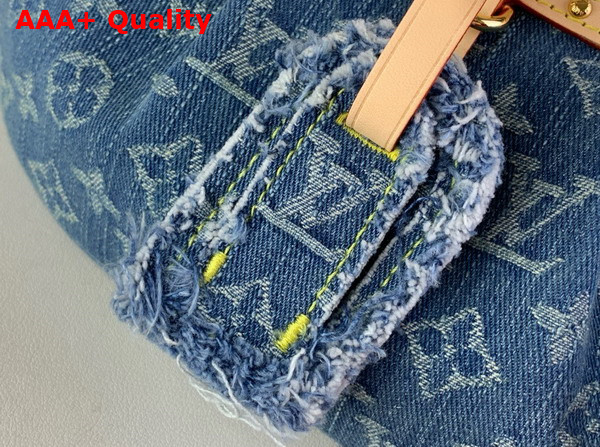 Louis Vuitton High Rise Bumbag in Blue Monogram Denim M46837 Replica