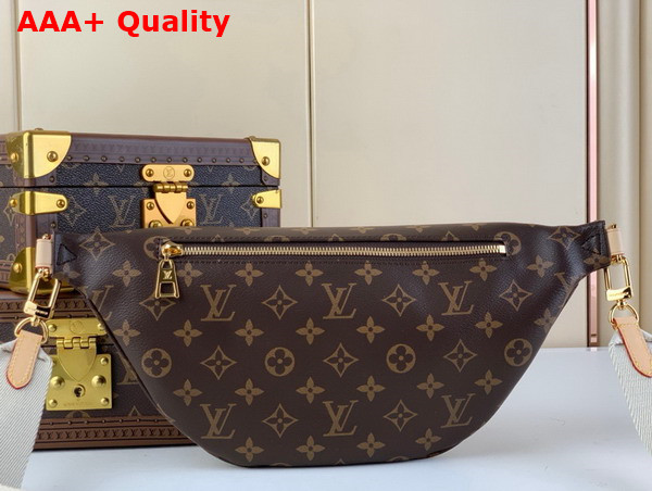 Louis Vuitton High Rise Bumbag in Monogram Coated Canvas M46784 Replica