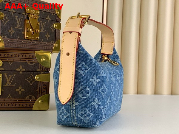 Louis Vuitton Hills Pochette in Blue Monogram Denim M82949 Replica