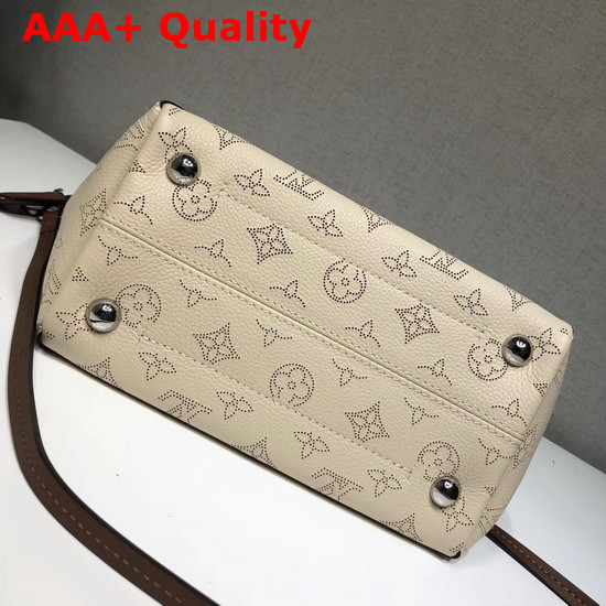 Louis Vuitton Hina PM Cream Mahina Perforated Calf Leather Replica