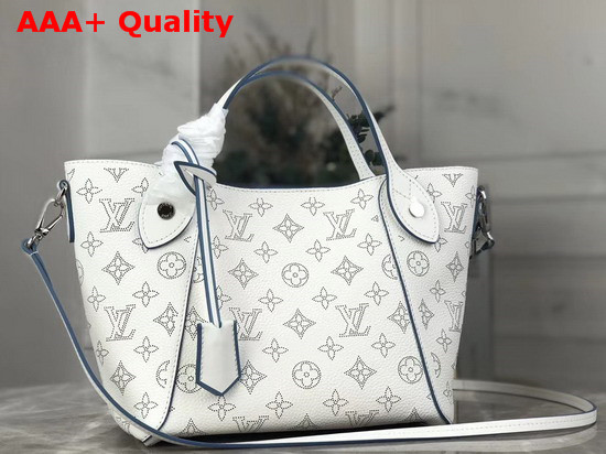 Louis Vuitton Hina PM Snow Storm Blue Mahina Perforated Calf Leather M56199 Replica