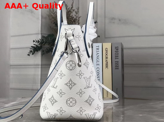 Louis Vuitton Hina PM Snow Storm Blue Mahina Perforated Calf Leather M56199 Replica