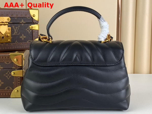 Louis Vuitton Hold Me Top Handle Bag in Black Smooth Cowhide Leather M21720 Replica