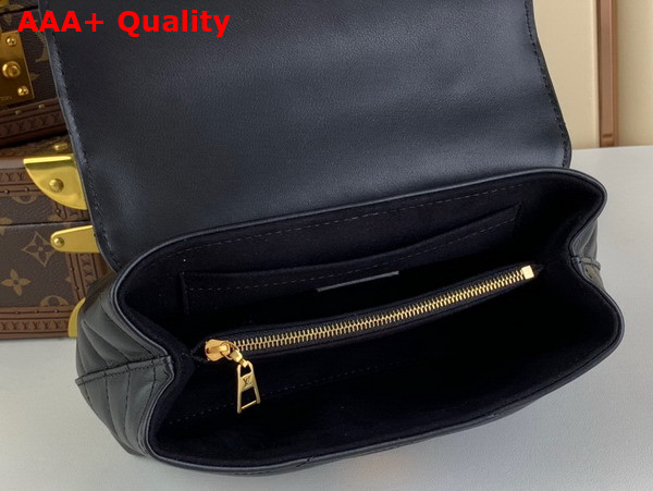 Louis Vuitton Hold Me Top Handle Bag in Black Smooth Cowhide Leather M21720 Replica