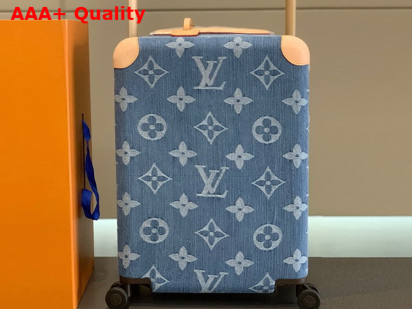 Louis Vuitton Horizon 55 Bleu Denim Denim Blue Monogram Denim M24314 Replica