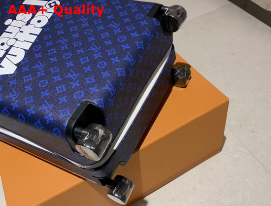 Louis Vuitton Horizon 55 Blue Vintage Monogram Canvas Louis Vuitton Signature M45880 Replica