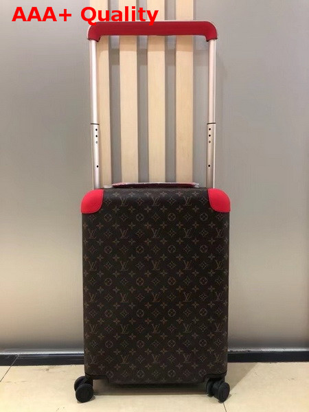 Louis Vuitton Horizon 55 Luggage Monogram Canvas with Red Details Replica