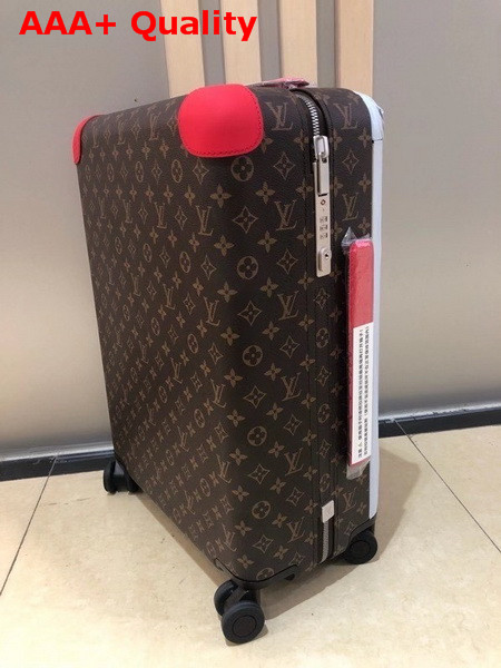 Louis Vuitton Horizon 55 Luggage Monogram Canvas with Red Details Replica