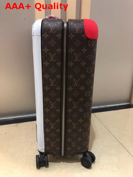 Louis Vuitton Horizon 55 Luggage Monogram Canvas with Red Details Replica