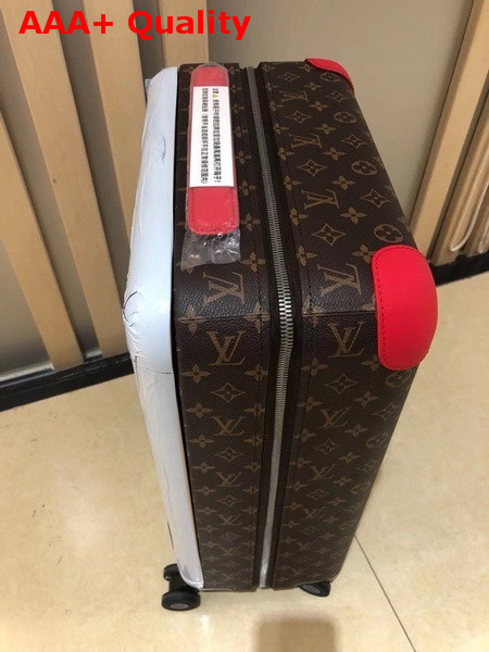 Louis Vuitton Horizon 55 Luggage Monogram Canvas with Red Details Replica