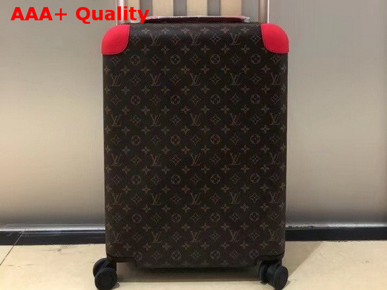 Louis Vuitton Horizon 55 Luggage Monogram Canvas with Red Details Replica