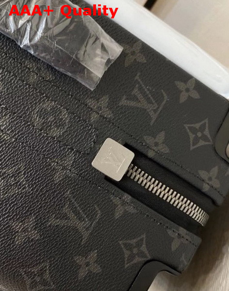 Louis Vuitton Horizon 55 Monogram Eclipse Canvas with Personalized Print Replica